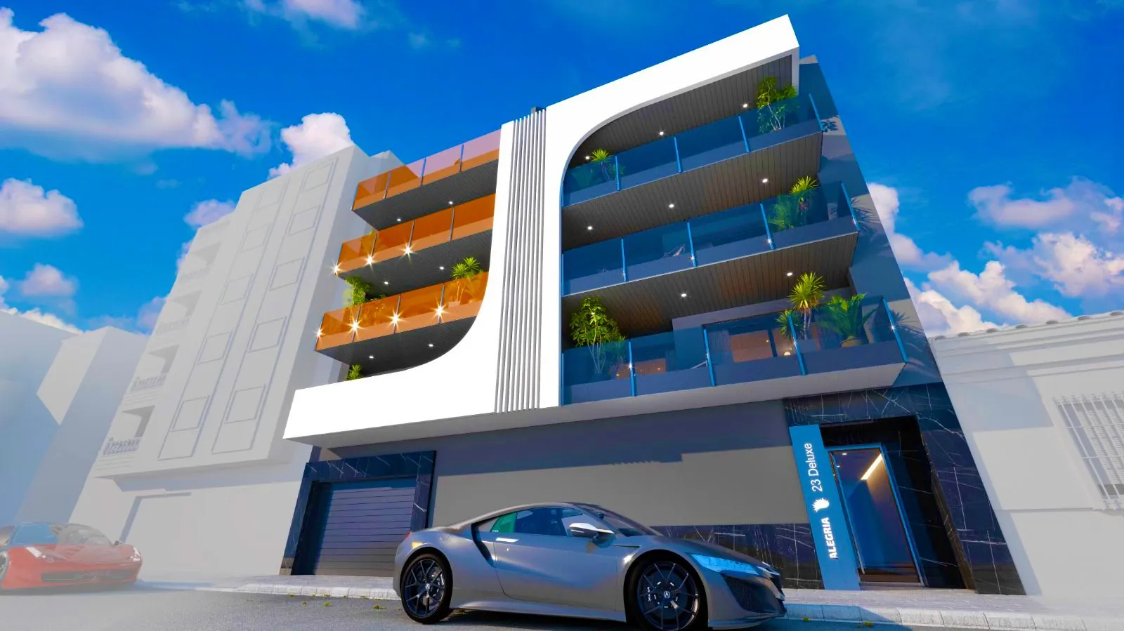 Apartamento de tres habitaciones en Torrevieja.