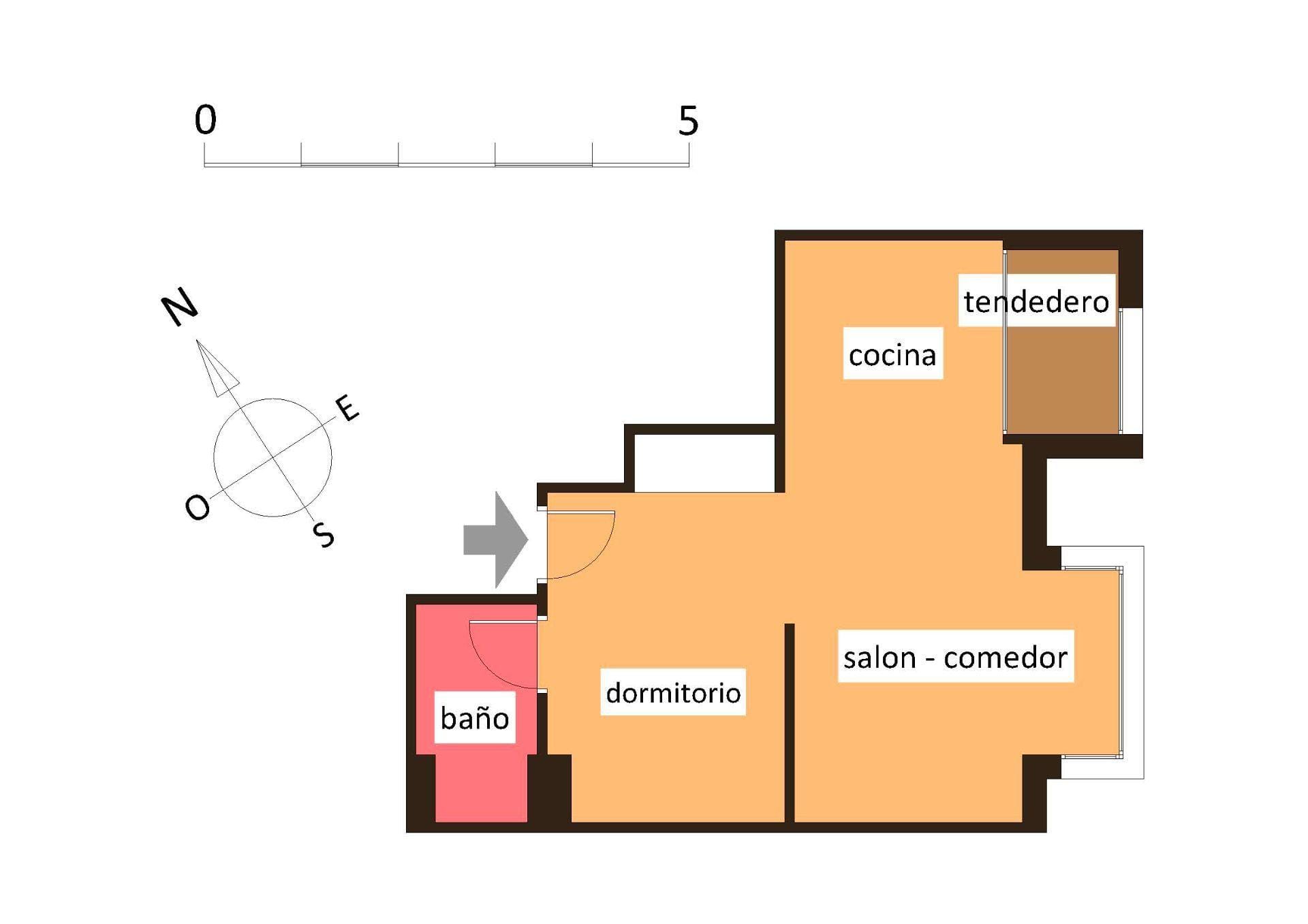 Estudio en Madrid para alquiler a largo plazo en Villa de Vallecas