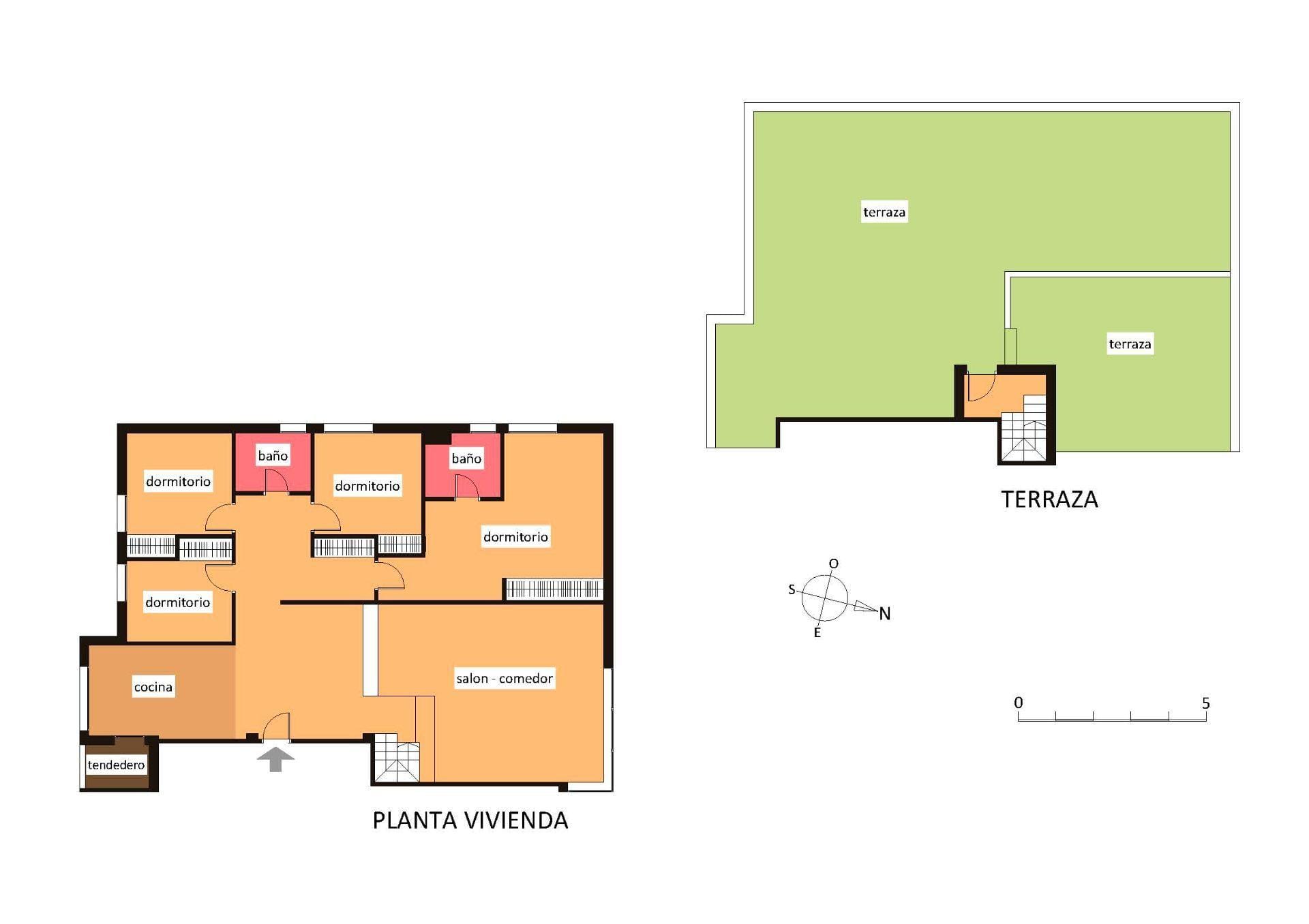 Espectacular ático de 4 dormitorios en urbanización en zona de El Burgo