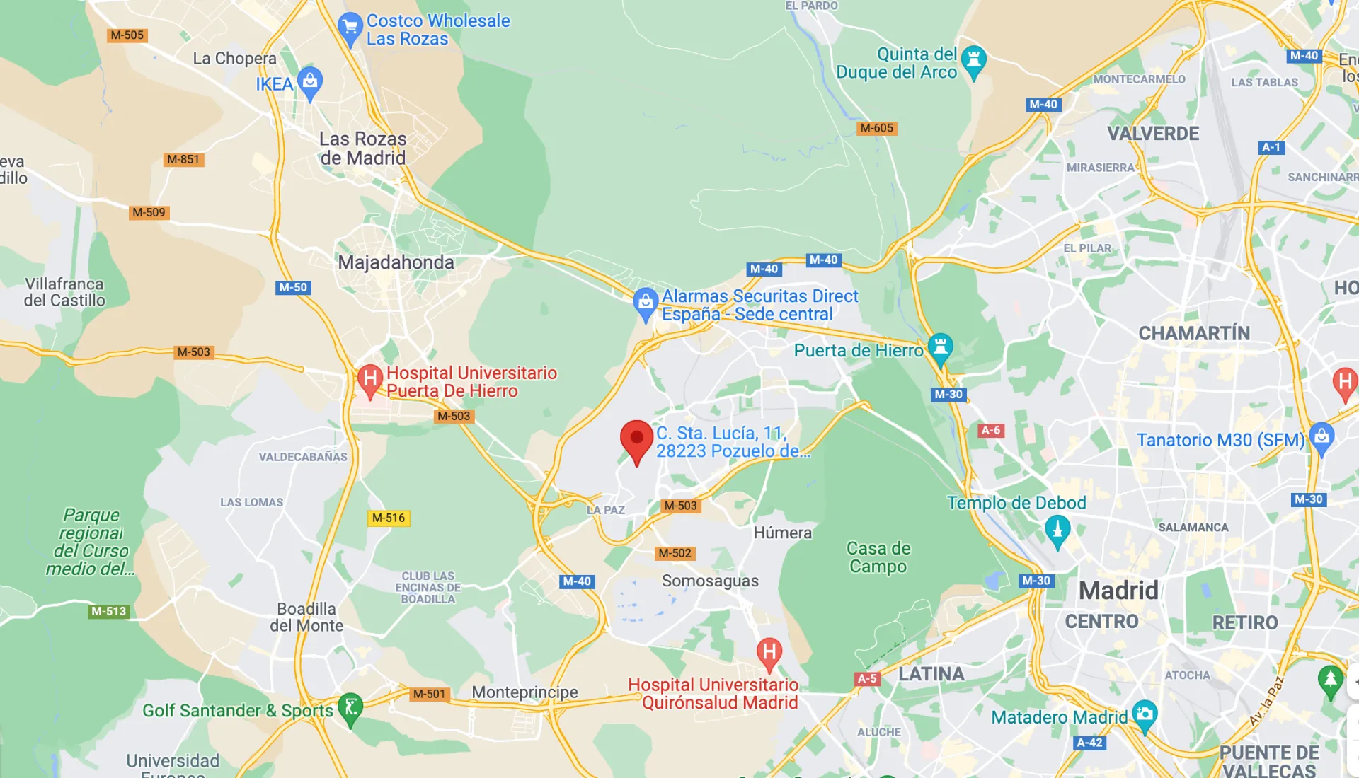 Piso de 1 dormitorio en el centro de Pozuelo