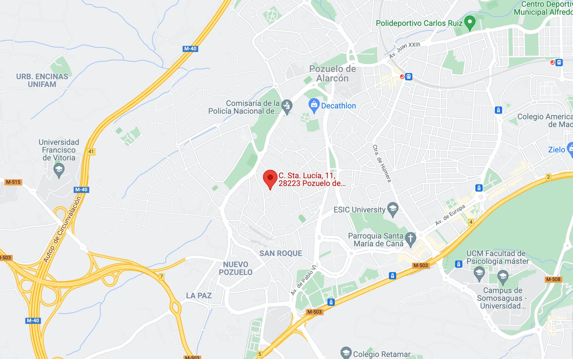 Piso de 1 dormitorio en el centro de Pozuelo