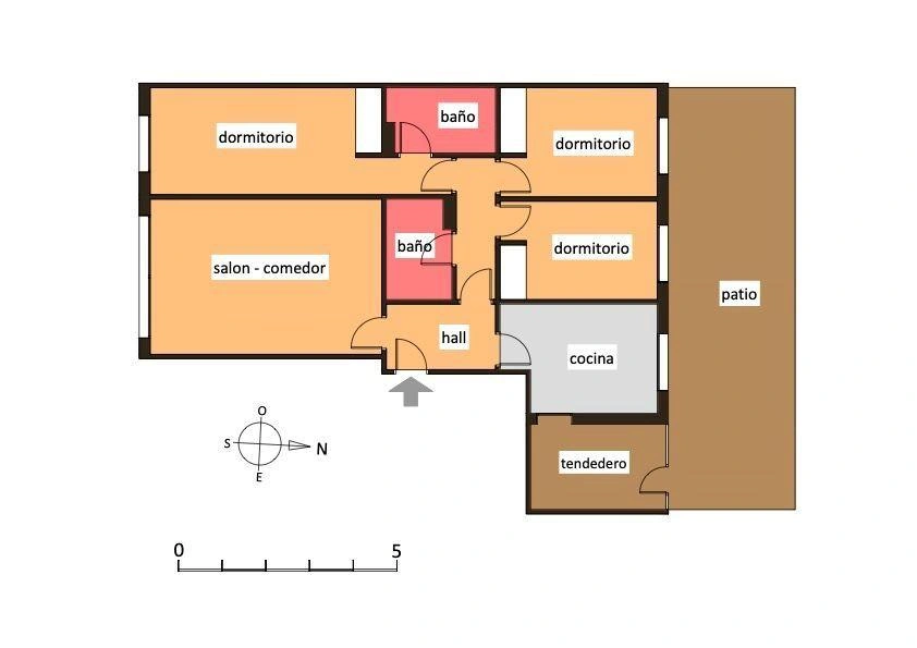 BAJO DE 3 DORMITORIOS CON PATIO PRIVATIVO DE 28M2, EN URBANIZACION CON PISCINA, PISTA DEPORTIVA Y ZONA DE JUEGOS INFANTILES