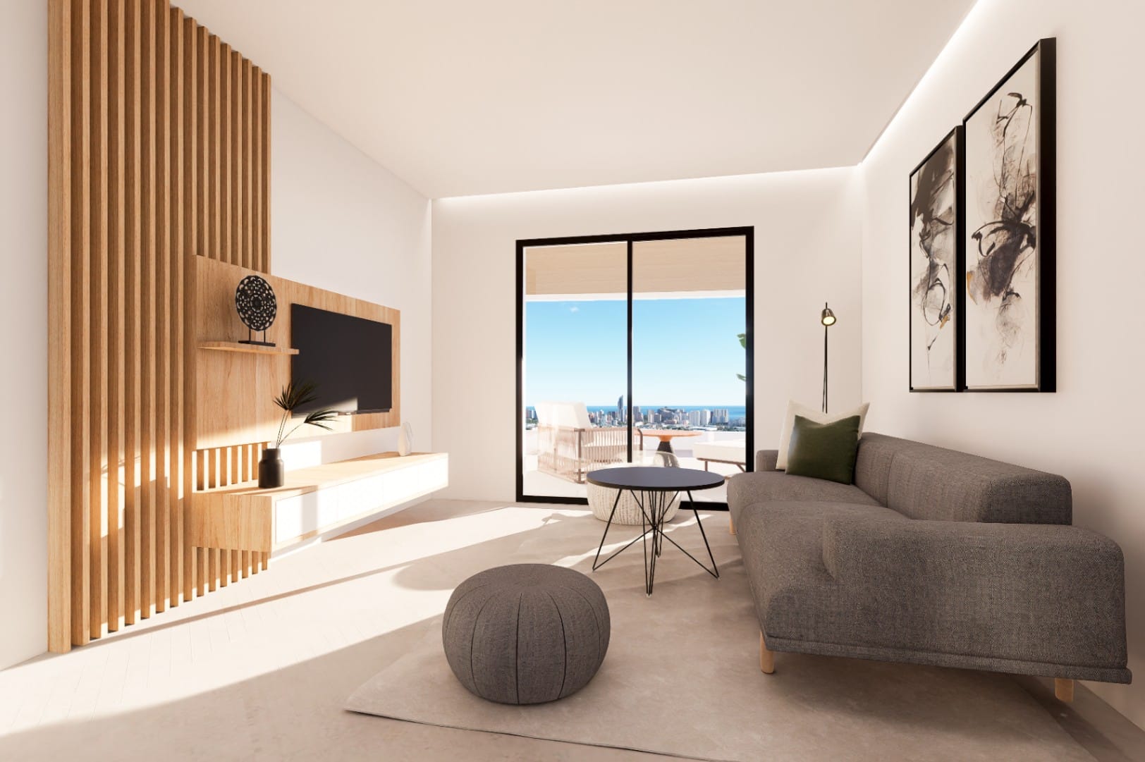 Finestrat: Nieuwbouw penthouse aan de golf