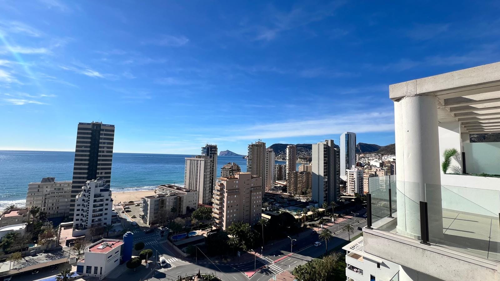 Calpe: Penthouse met een adembenemend panoramisch zicht over Calpe