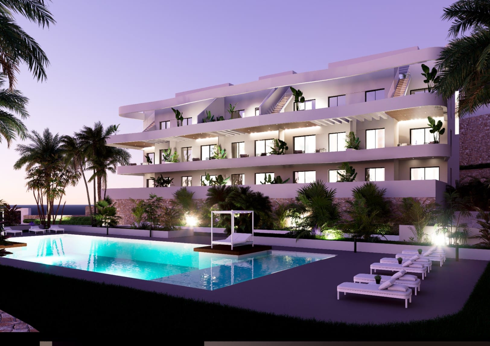 Finestrat: Nieuwbouw penthouse aan de golf