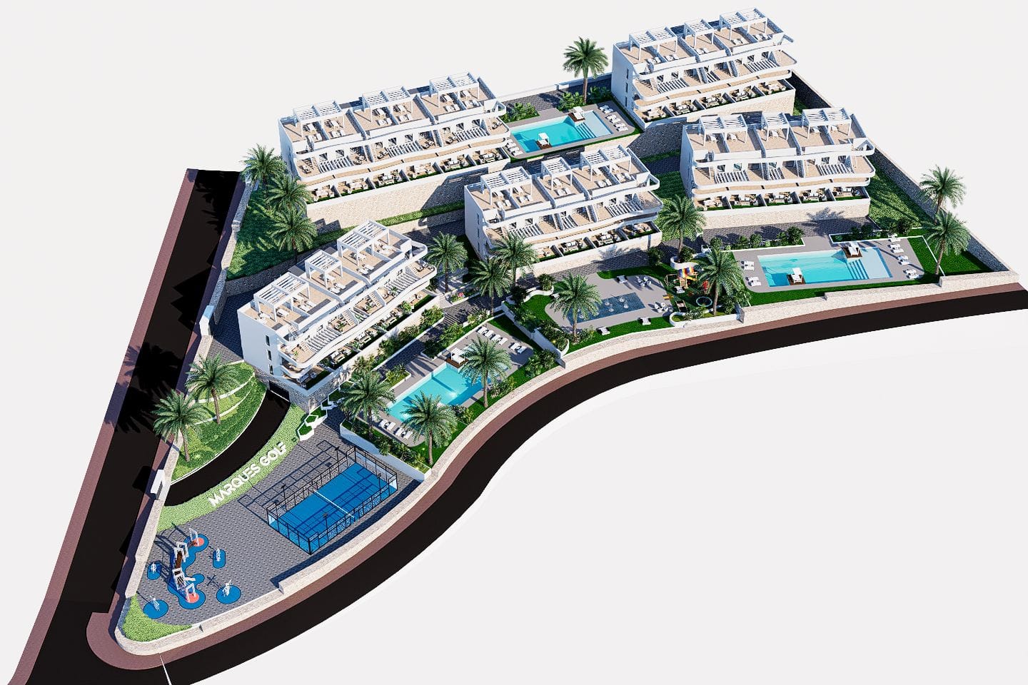 Finestrat: Nieuwbouw penthouse aan de golf