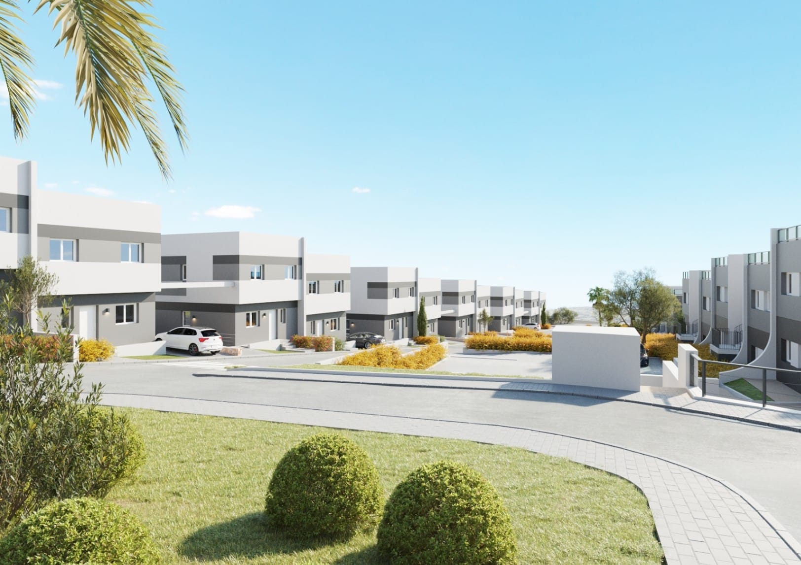 Finestrat: Halfvrijstaande nieuwbouw woningen met zeezicht