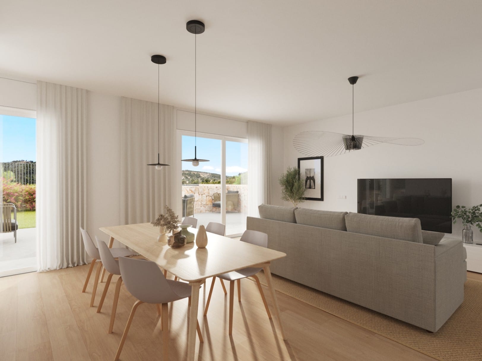 Finestrat: Halfvrijstaande nieuwbouw woningen met zeezicht