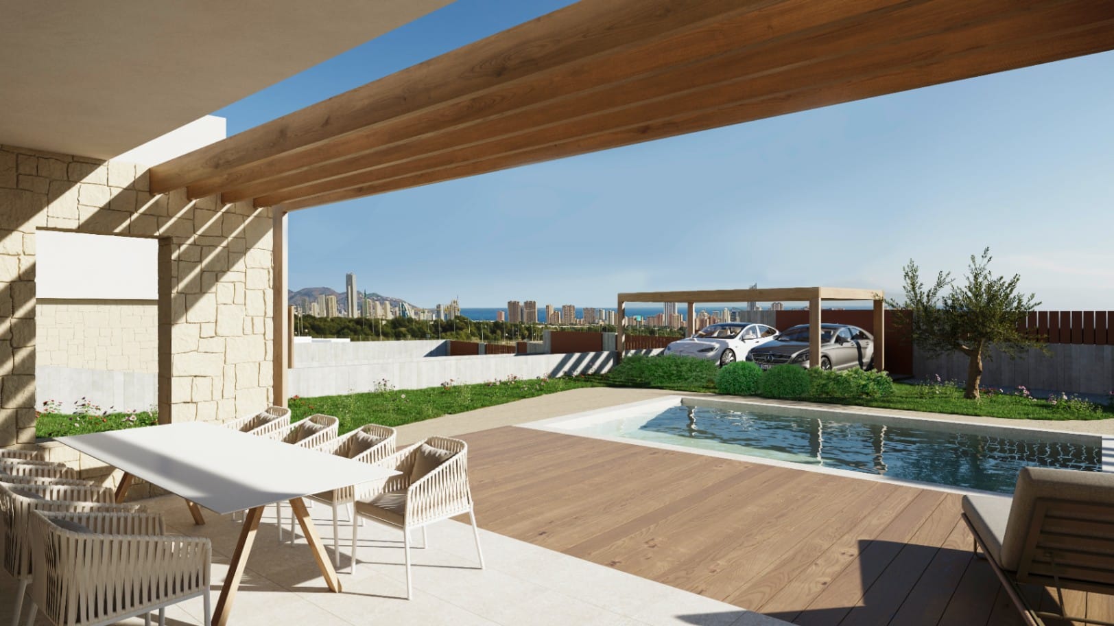 Finestrat - Sierra Cortina: Moderne luxe villa
