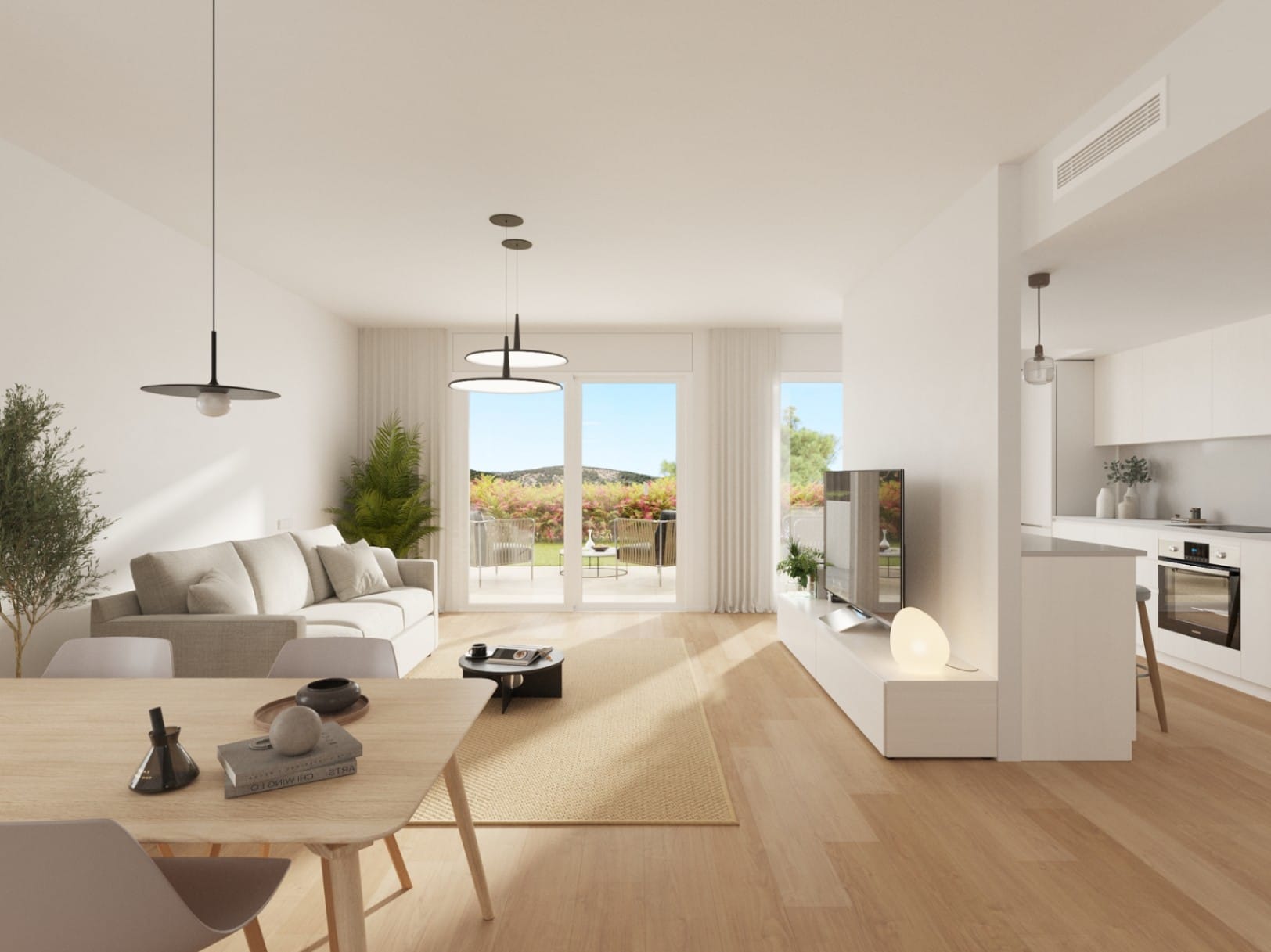 Finestrat: Halfvrijstaande nieuwbouw woningen met zeezicht