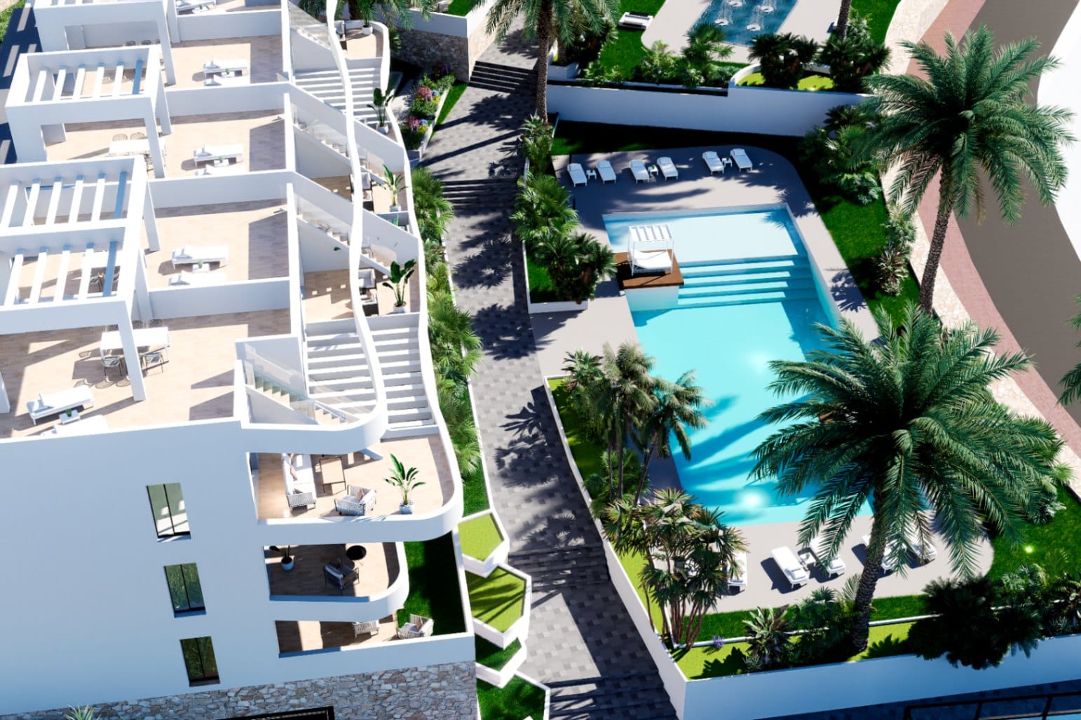 Finestrat: Nieuwbouw penthouse aan de golf