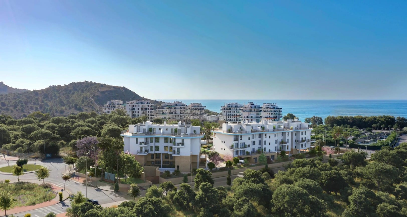Villajoyosa: Luxueus en modern nieuwbouw appartement met directe toegang naar het strand