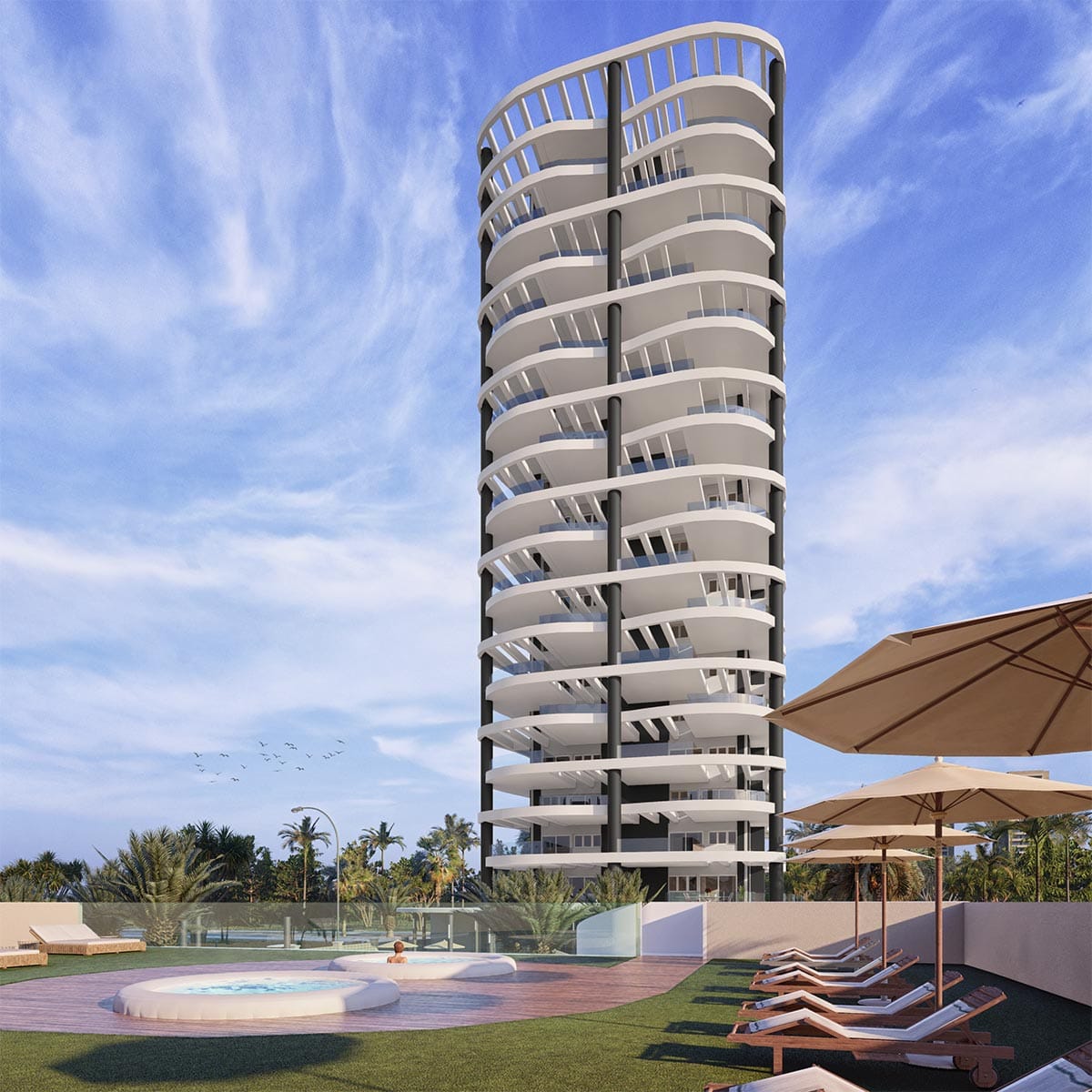 Calpe: Luxueuze nieuwbouw penthouse met panoramisch zeezicht