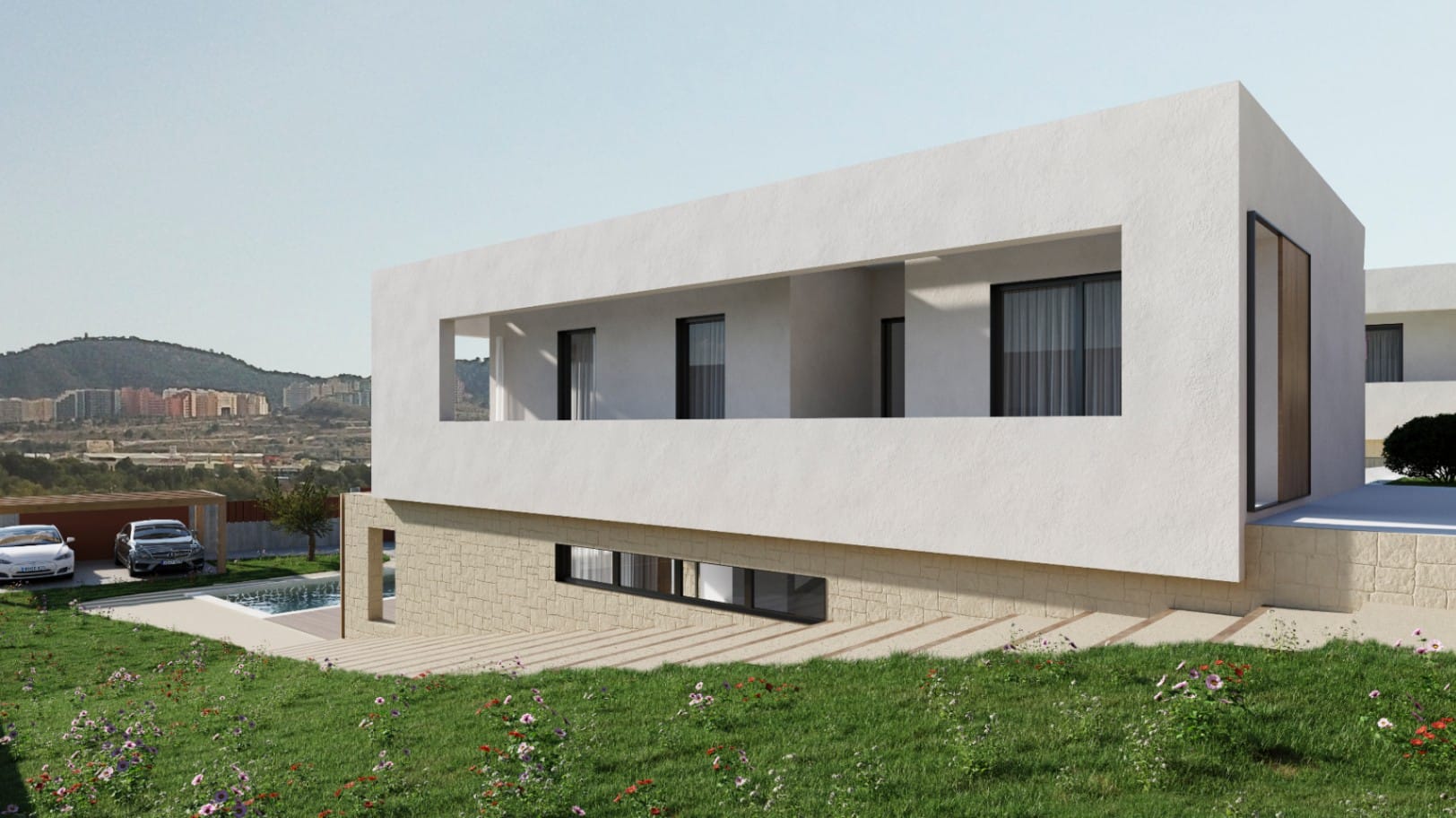Finestrat - Sierra Cortina: Moderne luxe villa