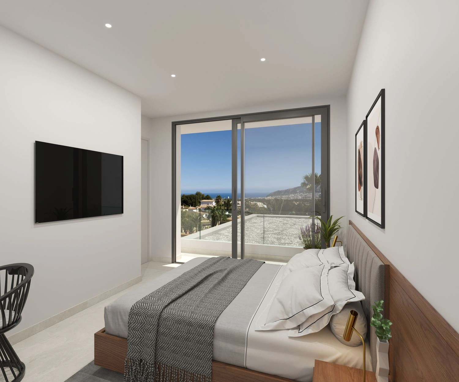 Alfaz del Pí: Nieuwbouw villa in privé urbanisatie