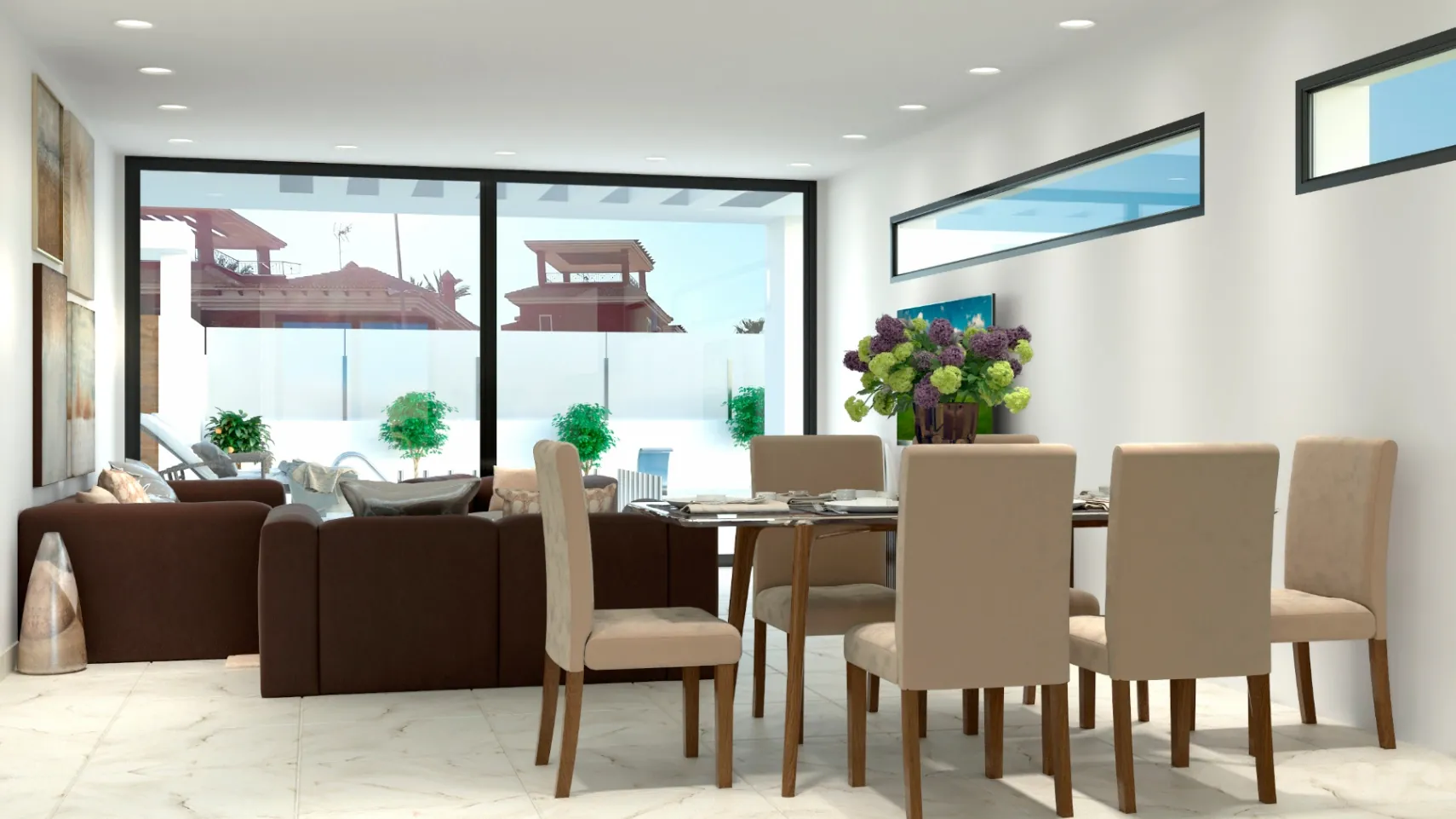 Finestrat: Prachtige nieuwbouw villa met een open zicht