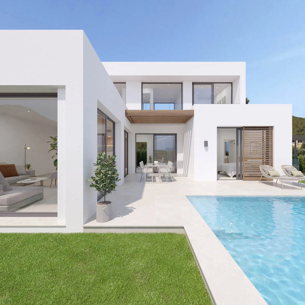 Alfaz del Pí: Nieuwbouw villa in privé urbanisatie
