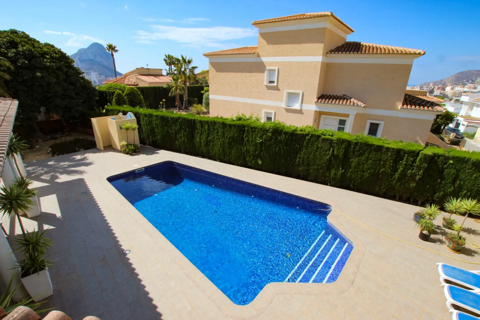 Calpe: Elegante villa met 3 slaapkamers