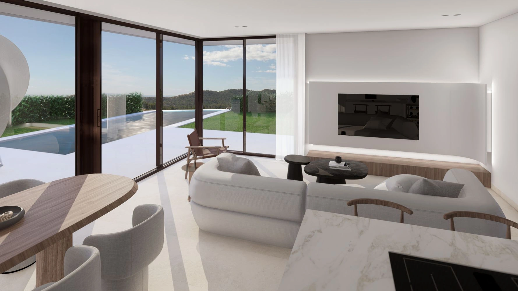 Finestrat: Nieuwbouw luxe villa's aan de golf