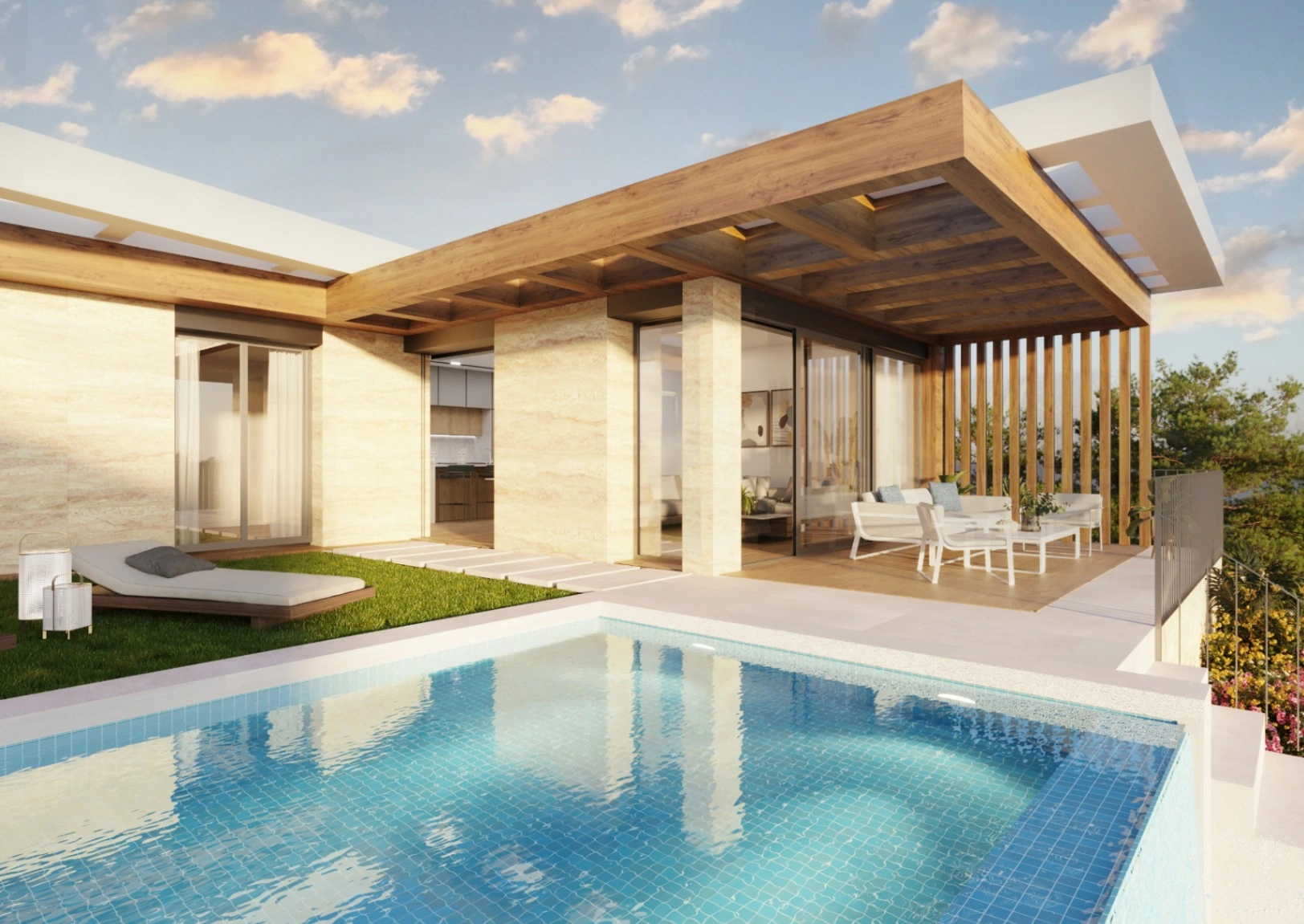 Polop: Prachtige nieuwbouw villa met fenomenaal panoramisch zicht