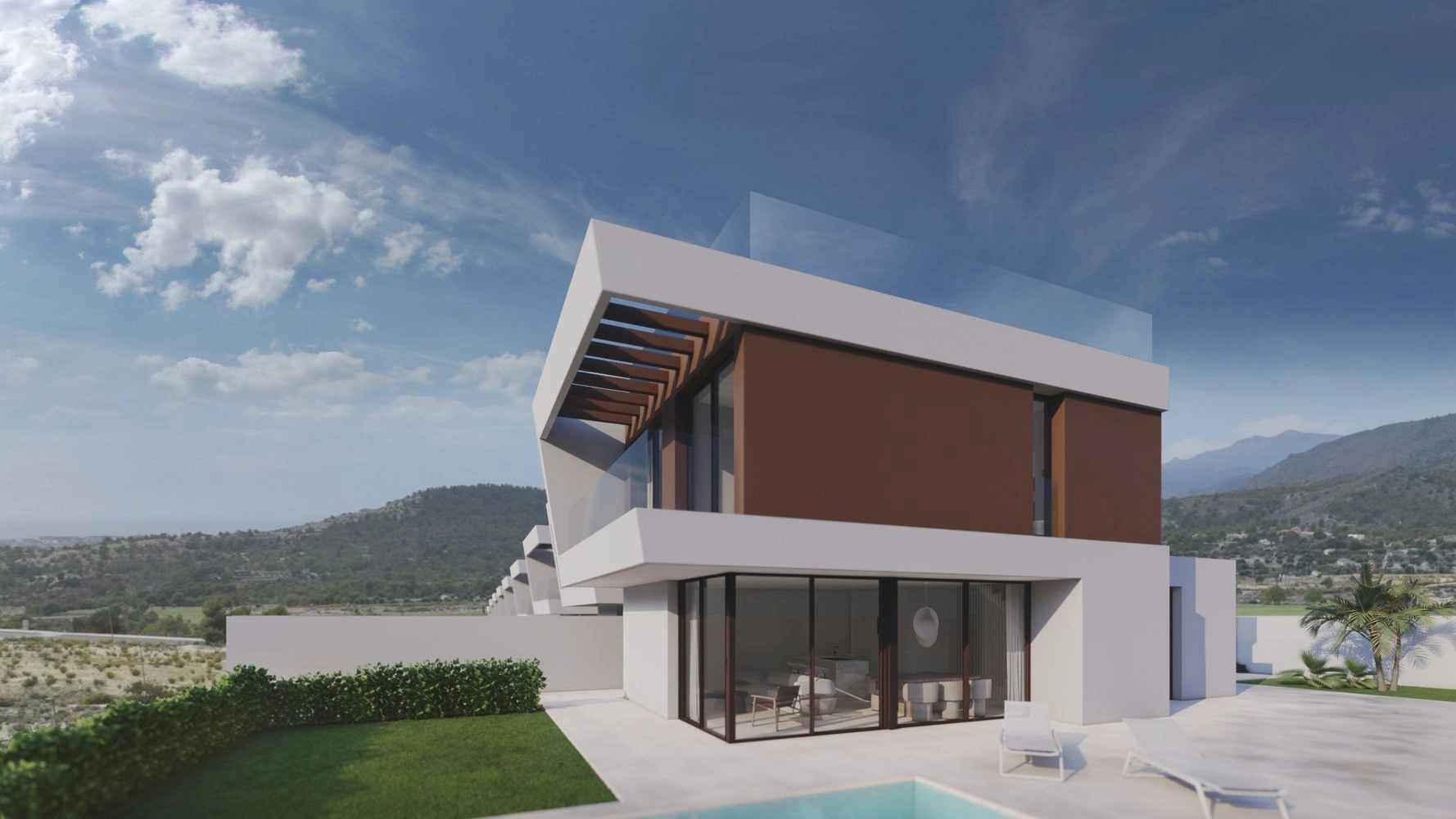 Finestrat: Nieuwbouw luxe villa's aan de golf