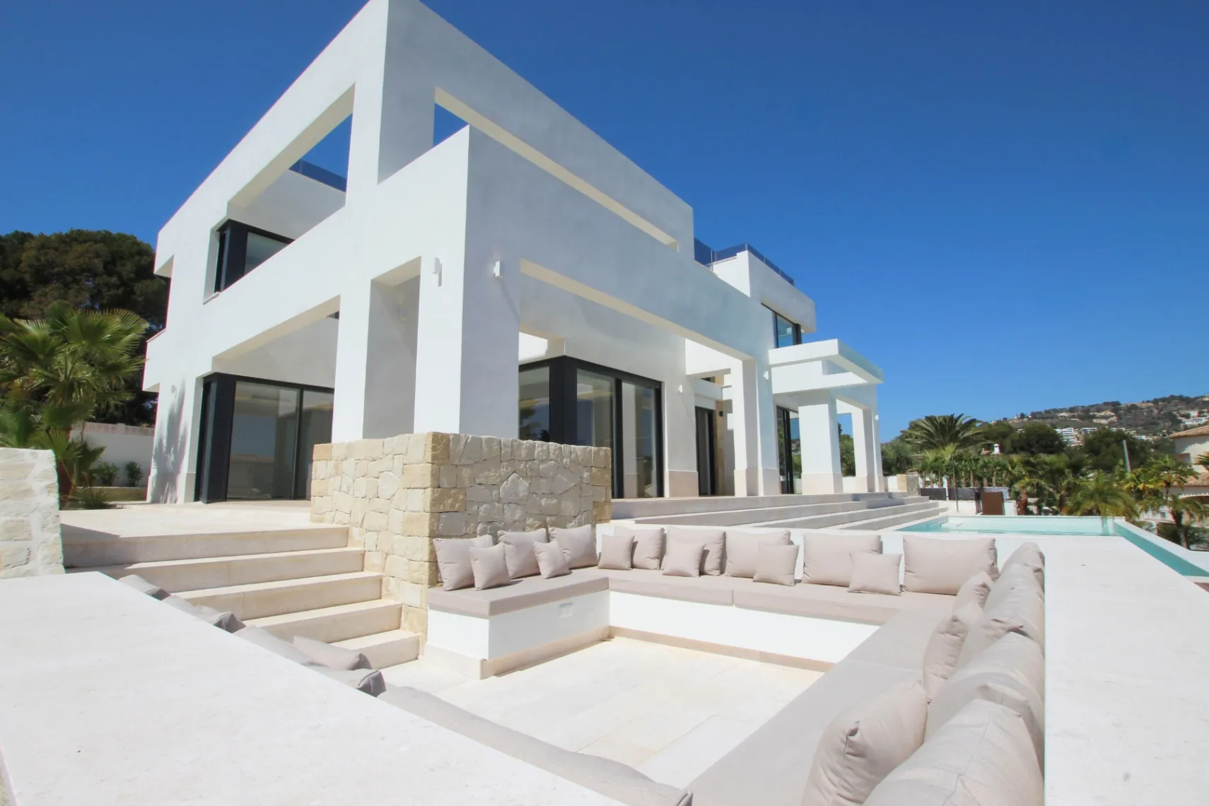 Benissa La Fustera: Exclusieve moderne villa met zeezicht