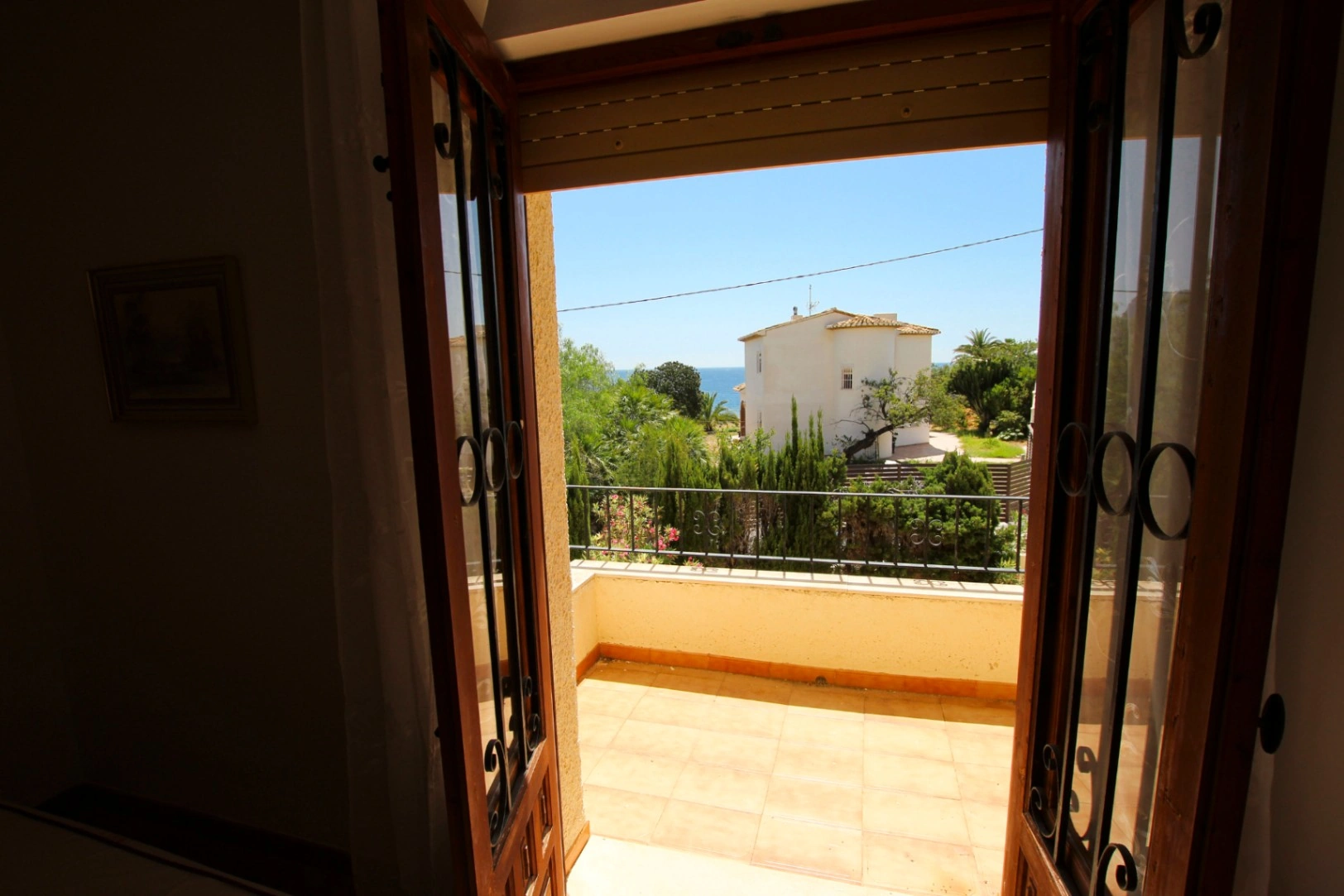 Calpe: Villa met een adembenemend zicht naar zee en Penon D'Ifach vlak aan Puerto Blanco
