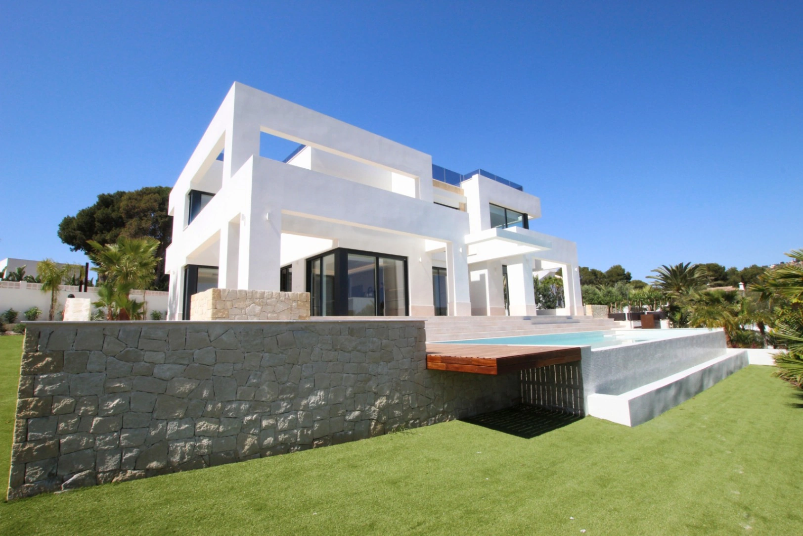 Benissa La Fustera: Exclusieve moderne villa met zeezicht