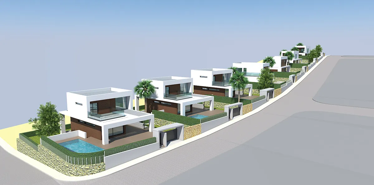 Finestrat: Prachtige nieuwbouw villa met een open zicht