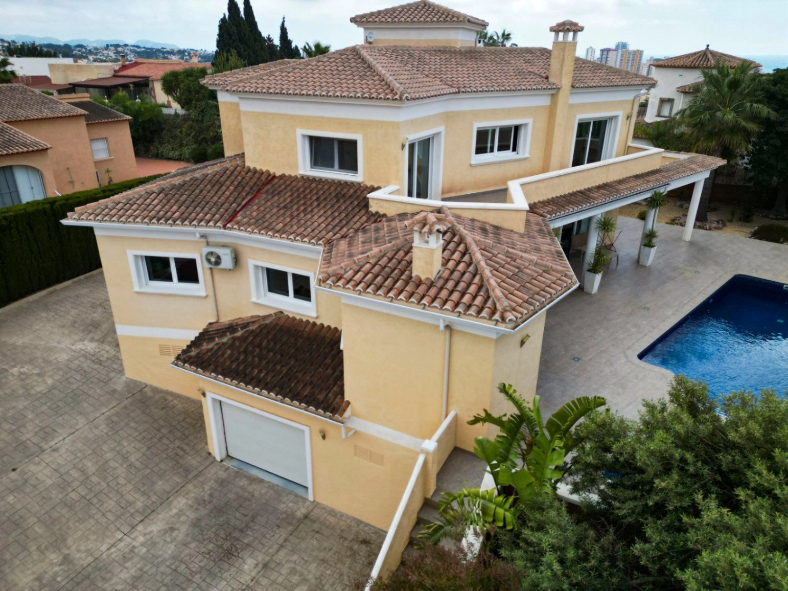 Calpe: Elegante villa met 3 slaapkamers