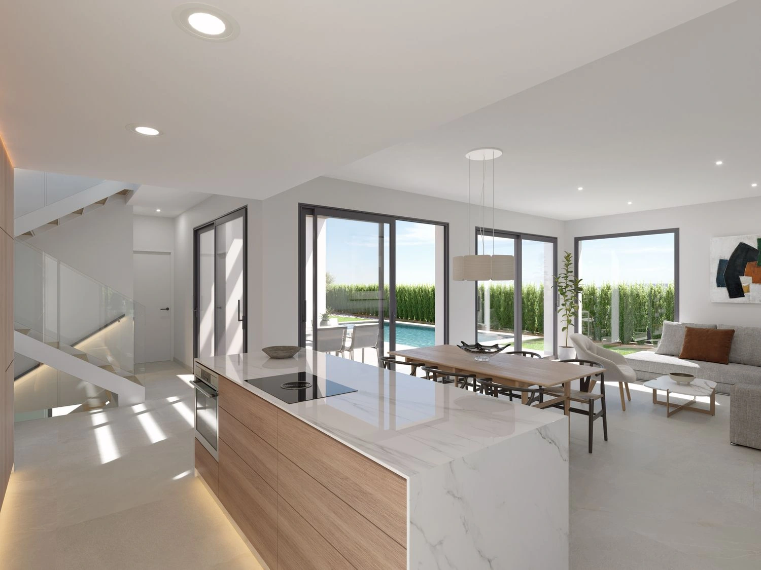 Alfaz del Pí: Nieuwbouw villa in privé urbanisatie