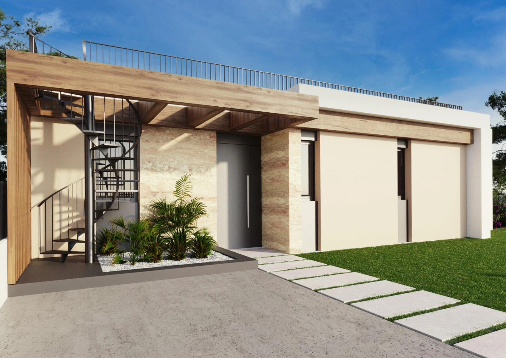 Polop: Prachtige nieuwbouw villa met fenomenaal panoramisch zicht