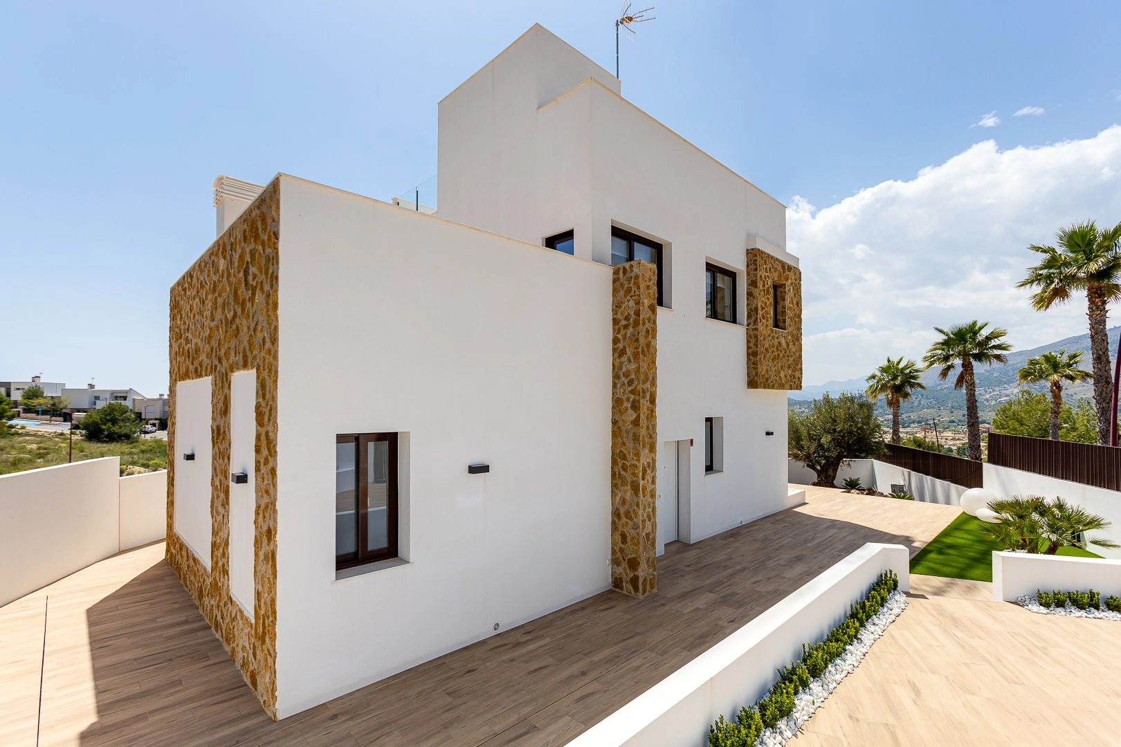 Finestrat: Moderne nieuwbouw villa met 3 slaapkamers