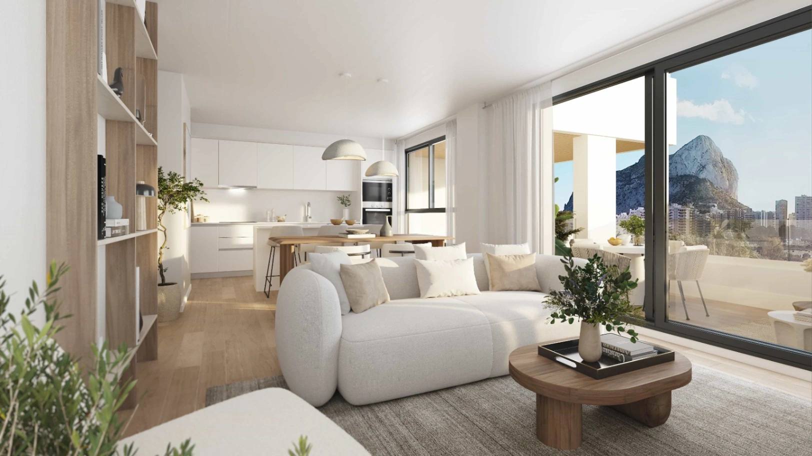 Calpe: Moderne penthouse op slechts een paar minuten van het strand