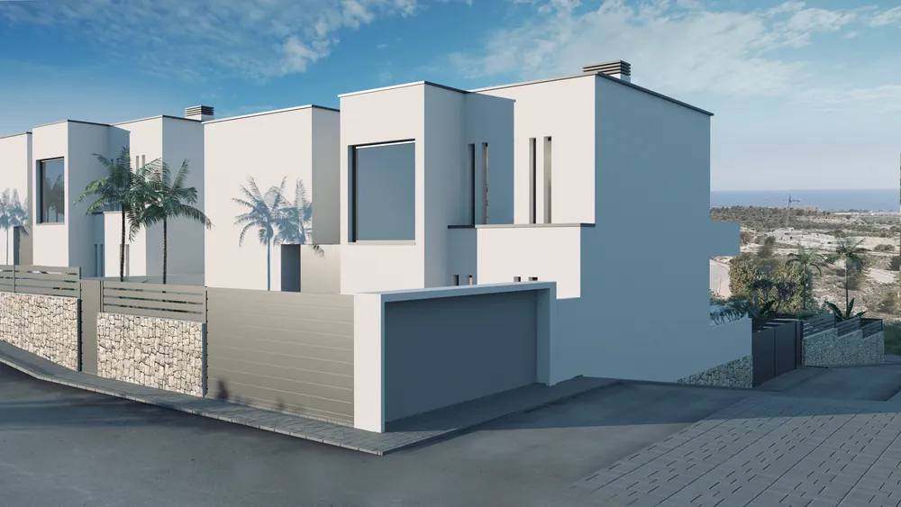 Finestrat: Project met 10 moderne designvilla's