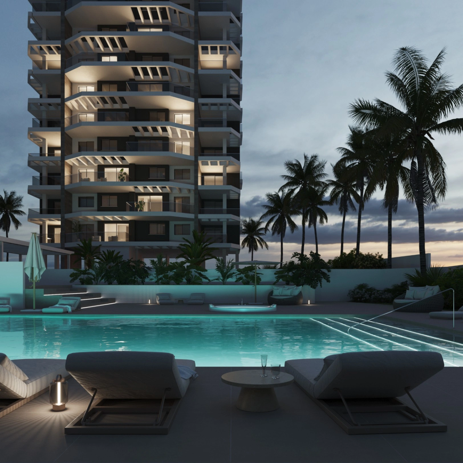 Calpe: Modern nieuwbouw penthouse met 4 slaapkamers en een waanzinnig uitzicht over de baai van Calpe