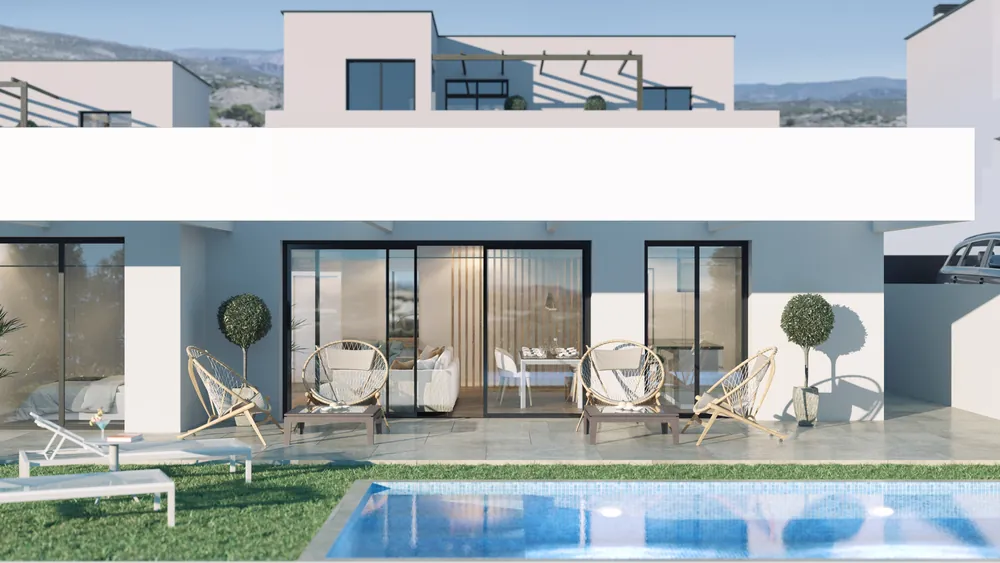 Finestrat: Project met 10 moderne designvilla's