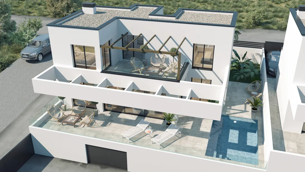 Finestrat: Project met 10 moderne designvilla's