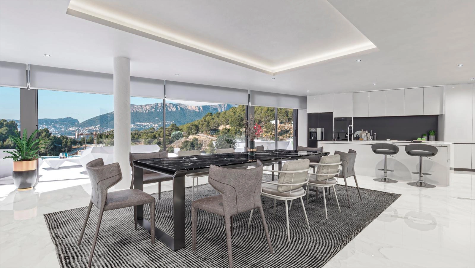 Benissa Costa: Exclusieve nieuwbouwvilla — modern design met panoramisch vrij uitzicht