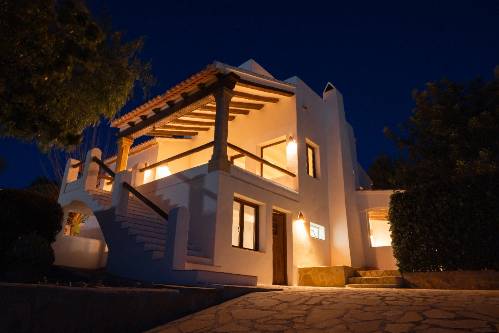 Charmante villa in Ibiza-stijl in Toscal, Javea