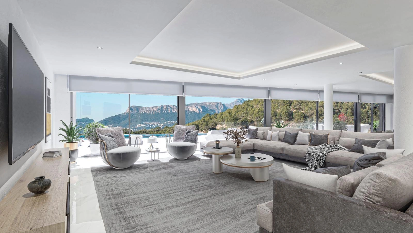 Benissa Costa: Exclusieve nieuwbouwvilla — modern design met panoramisch vrij uitzicht