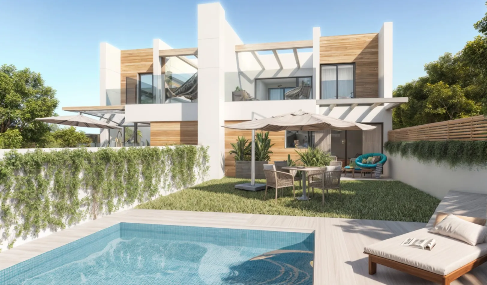 Alfaz del Pí: Nieuwbouw villa's met 3 slaapkamers