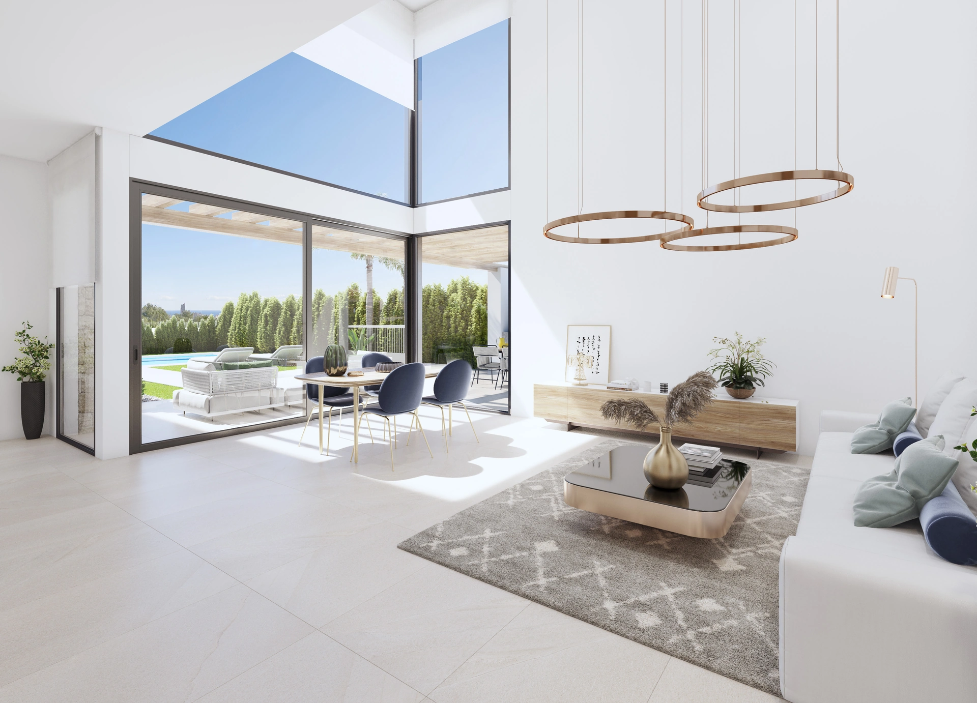 Finestrat: Moderne luxueuze villa met zicht over de baai van Benidorm