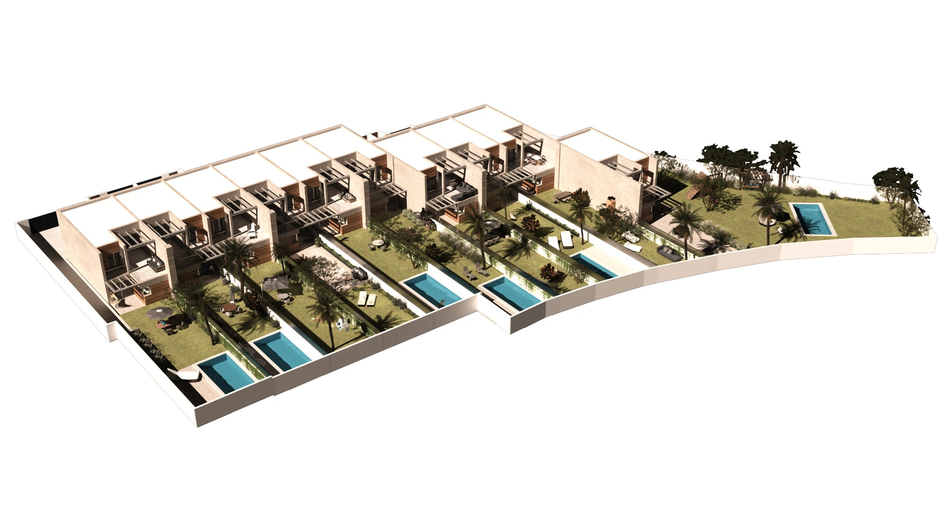 Alfaz del Pí: Nieuwbouw villa's met 3 slaapkamers