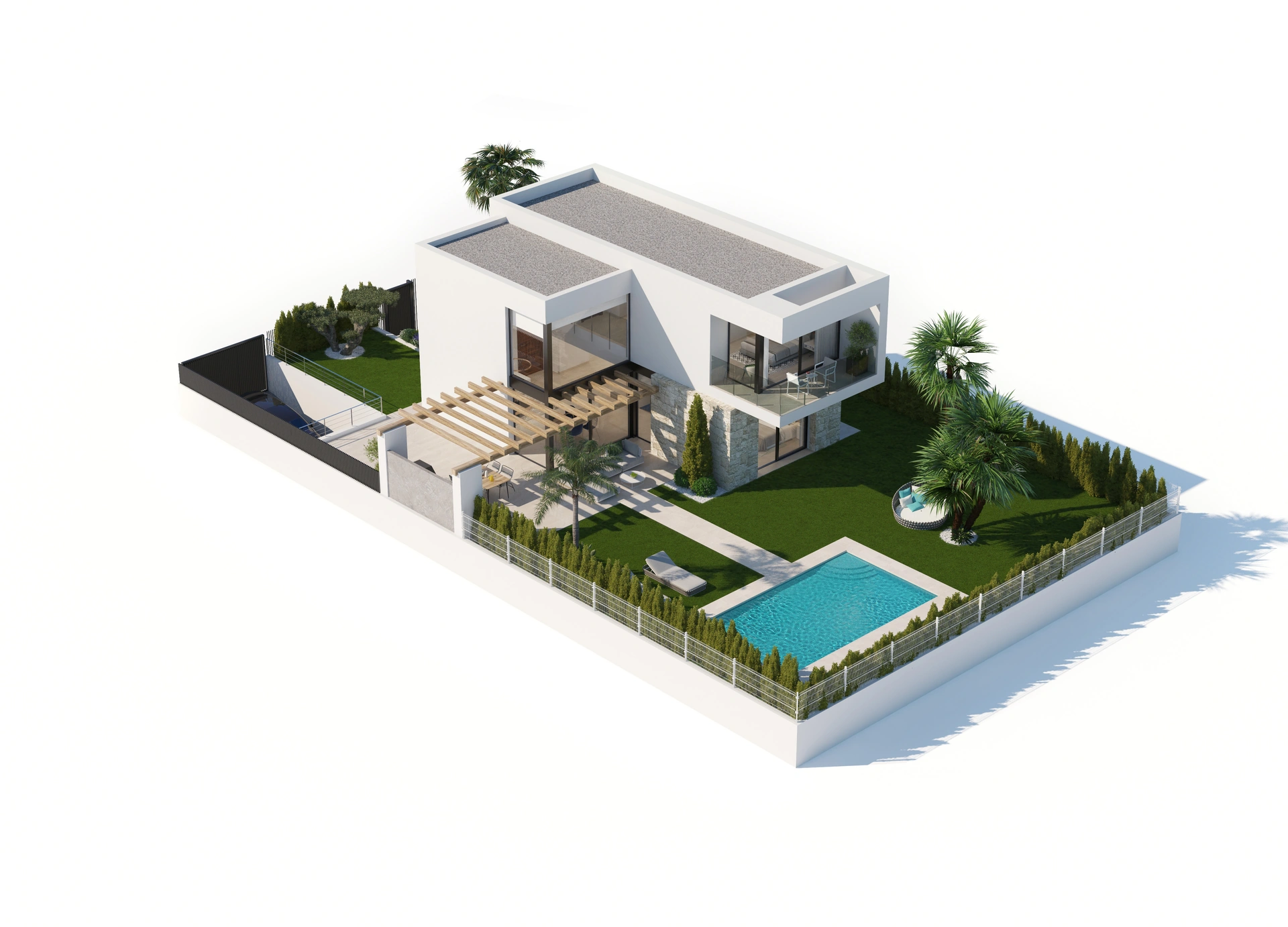 Finestrat: Moderne luxueuze villa met zicht over de baai van Benidorm