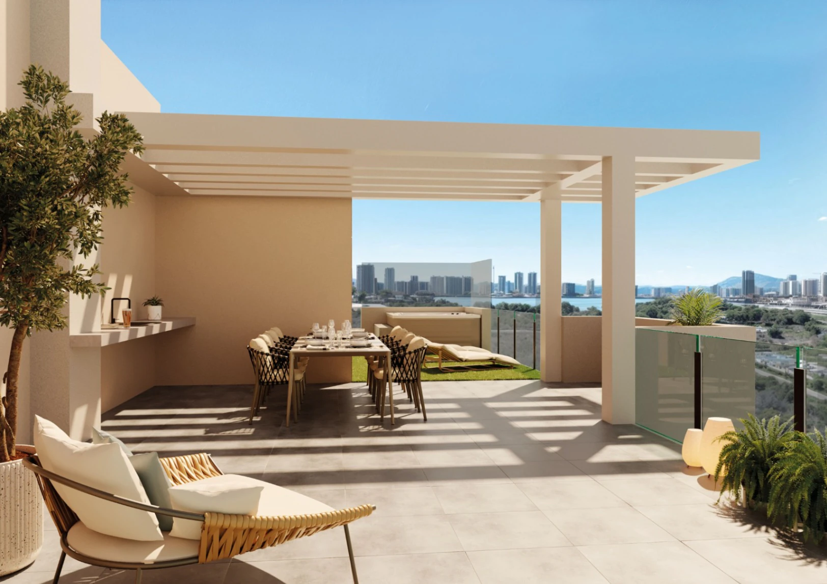 Calpe: Exclusief nieuwbouw penthouse op wandelafstand van de zee