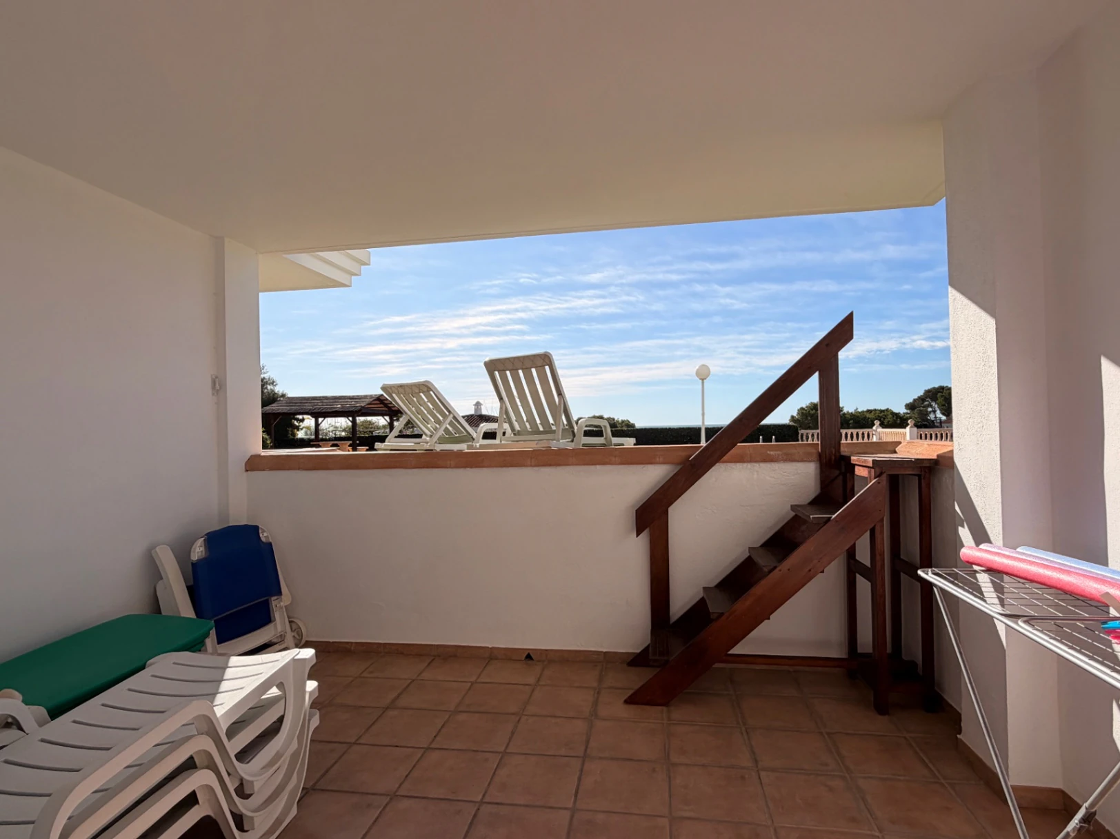 Eerste lijn appartement met zeezicht te koop in Platgetes, Moraira