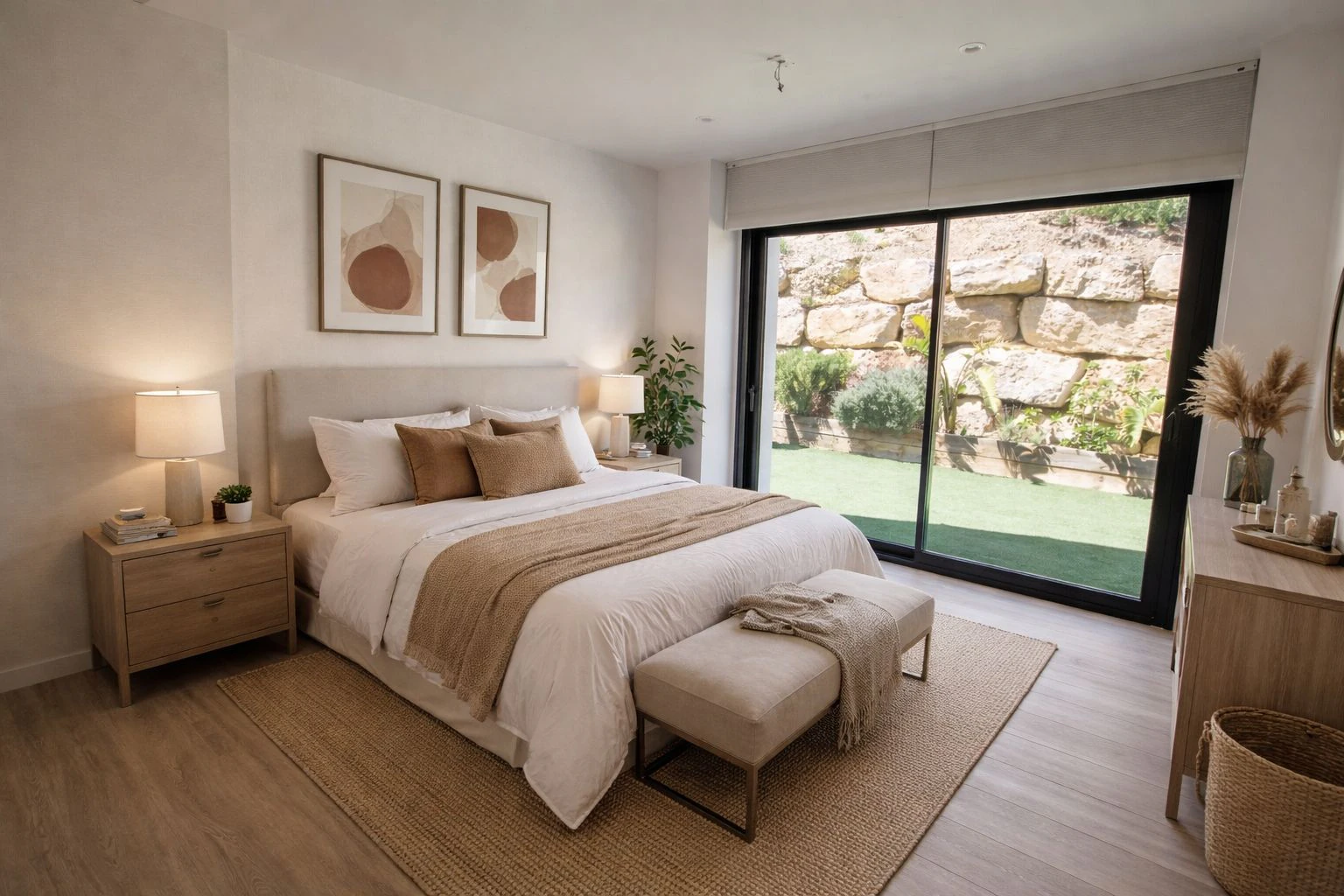 Polop: Moderne villa met panoramisch zicht