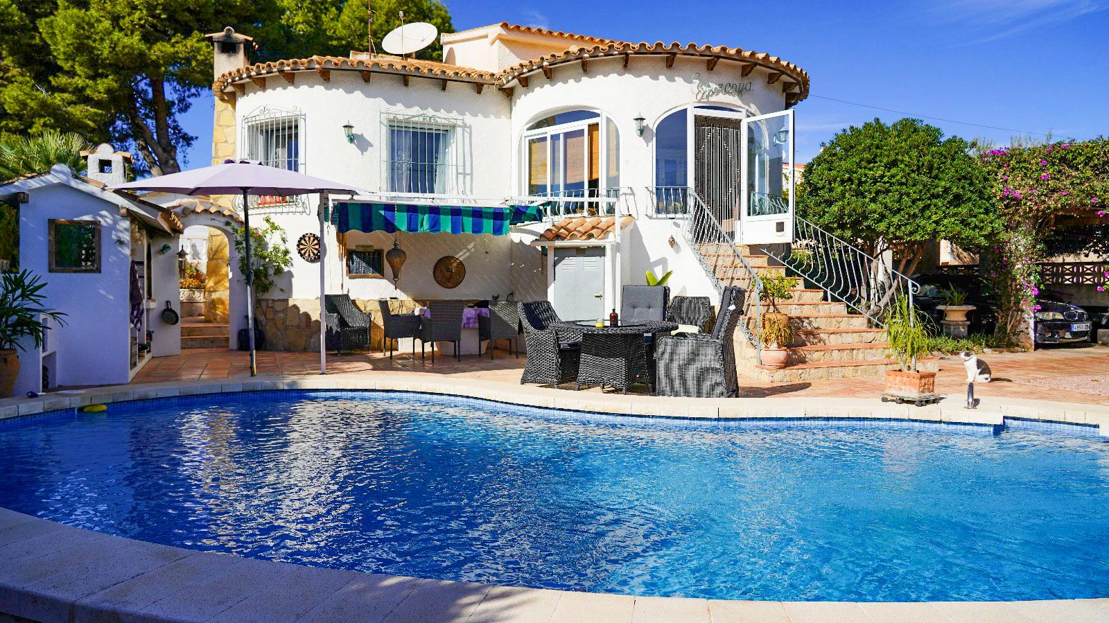 Calpe: Villa met een prachtig zicht naar Peñon D'Ifach