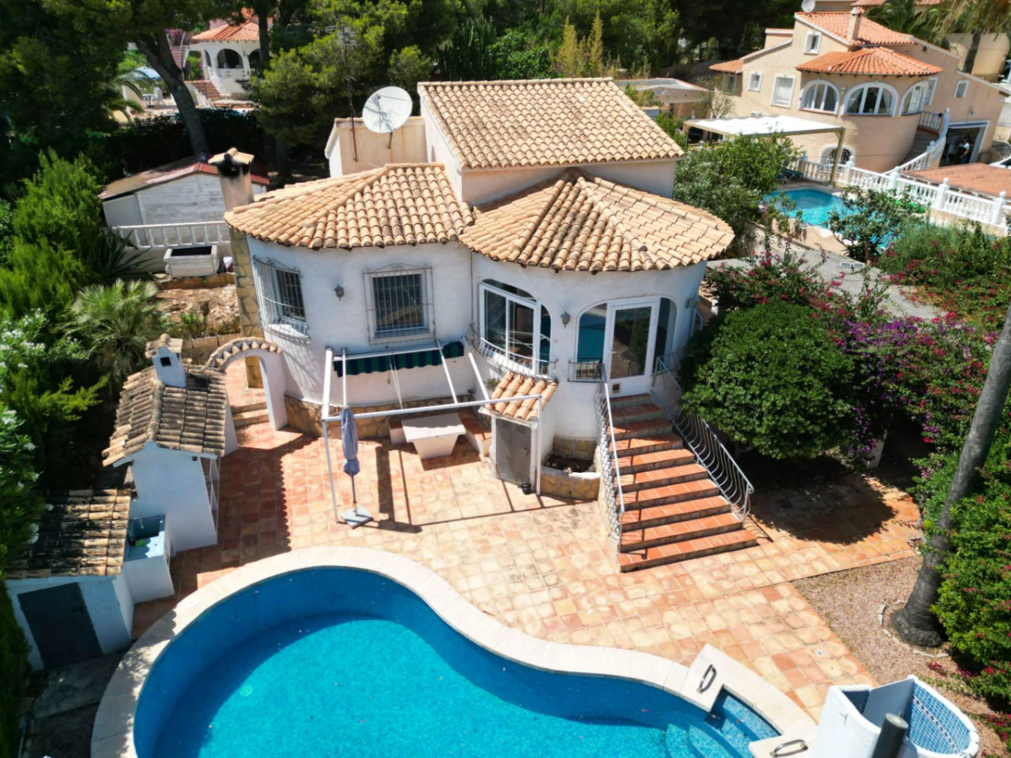 Calpe: Villa met een prachtig zicht naar Peñon D'Ifach